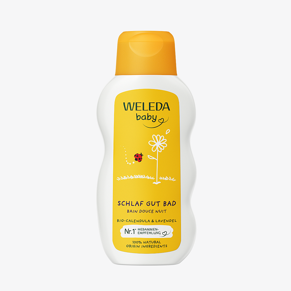 WELEDA baby Nechtíkový kúpeľ na dobrú noc 200ml