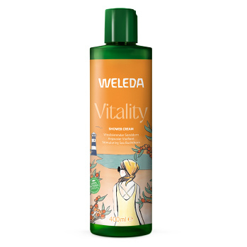 WELEDA Vitality Rakytníkový sprchový krém 400 ml (Prírodná telová kozmetika) - Prírodné