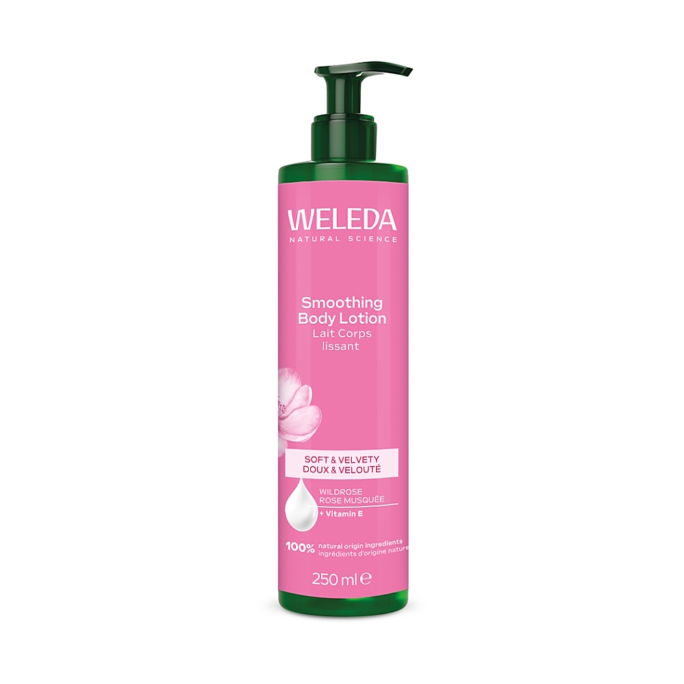 WELEDA Zjemňujúce telové mlieko s Divokou ružou 250 ml