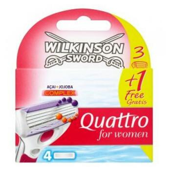 WILKINSON Quattro for women náhradné hlavice 4 kusy