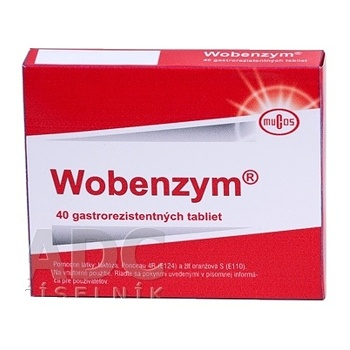 WOBENZYM gastrorezistentné tablety 40 ks