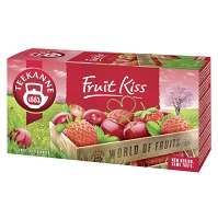 TEEKANNE Fruit Kiss čerešne s jahodami ovocný čaj 20 sáčkov
