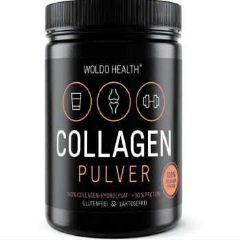 WOLDOHEALTH 100% Hovädzí kolagén 500 gramov (Vitamíny na pleť) - Jednozložkové