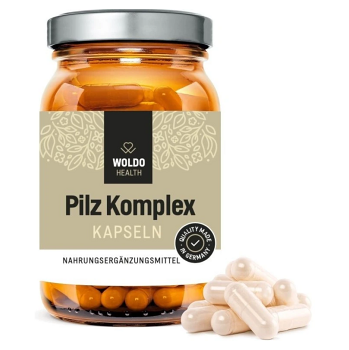 WOLDOHEALTH Komplex vitálnych húb 120 kapsúl (Vitalne huby) - Viaczložkové
