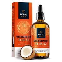 WOLDOHEALTH Vitamín D3 + K2 50 ml