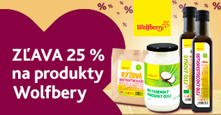 Wolfberry zľava 25 %
