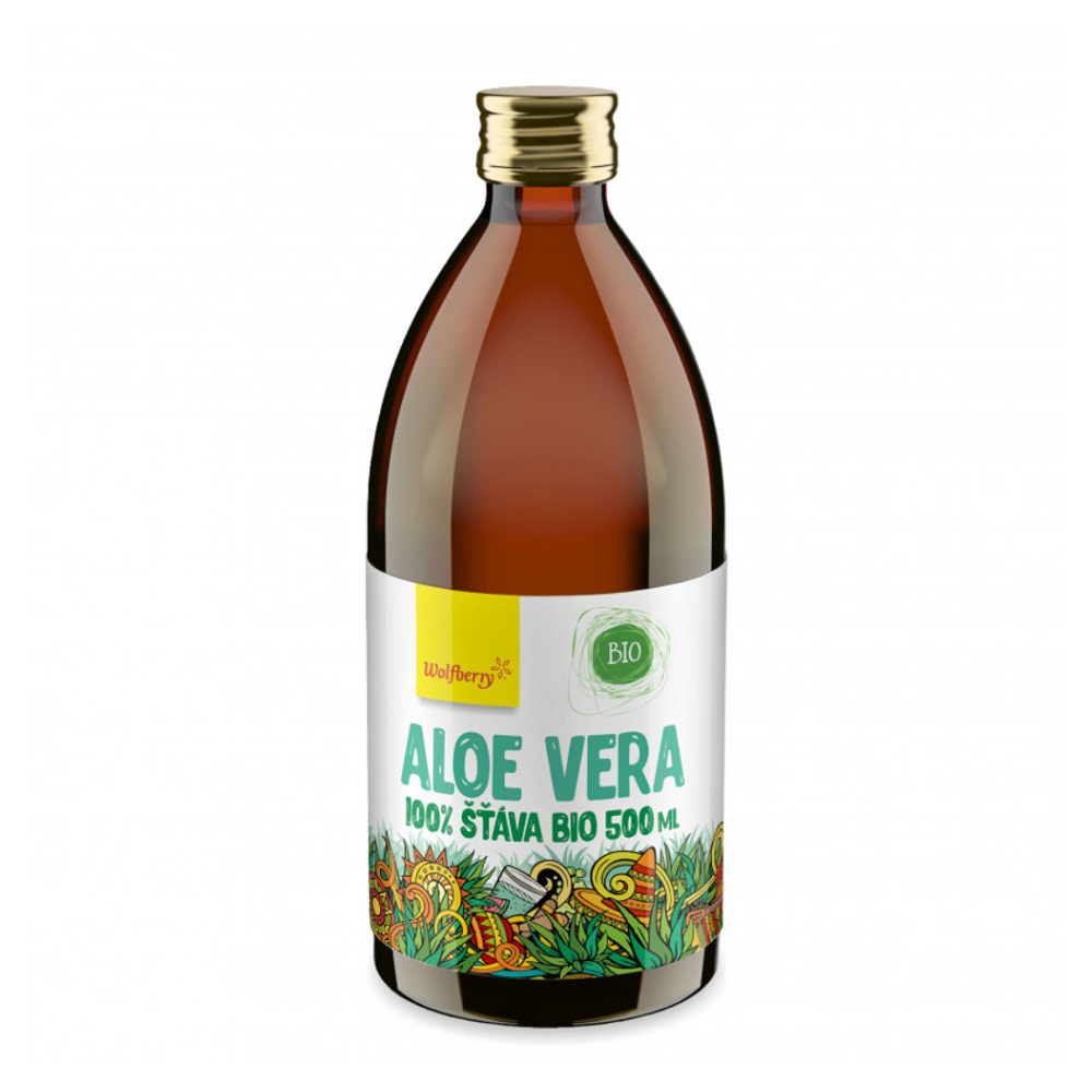 WOLFBERRY Aloe vera šťava 100% 500 ml BIO