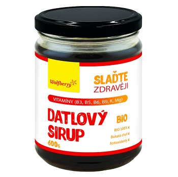 WOLFBERRY Datlový sirup BIO 600 g (Tekuté sladidlá) - BIO