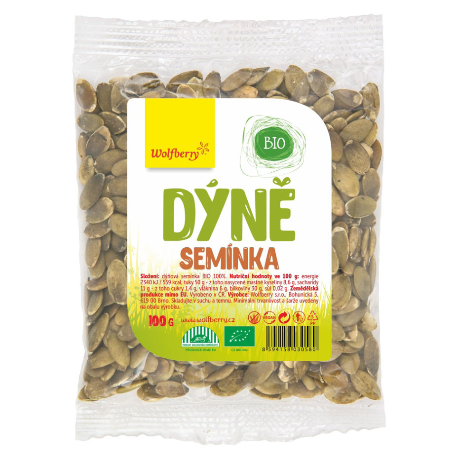 WOLFBERRY Tekvicové semienko BIO 100 g