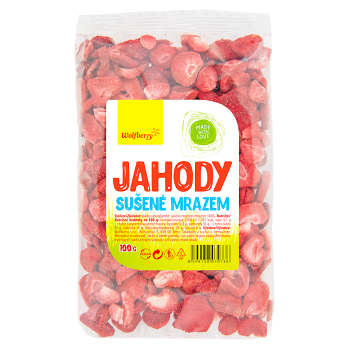 WOLFBERRY Jahody lyofilizované 100 g (Jahody) - Prírodné, Lyofilizované, Jednodruhové - obrázok 2/3
