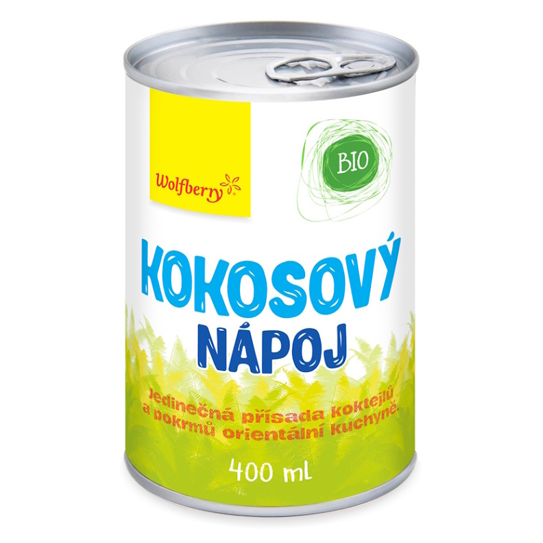 WOLFBERRY Kokosový nápoj BIO 400 ml