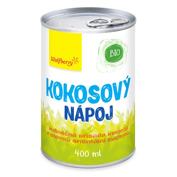 WOLFBERRY Kokosový nápoj BIO 400 ml