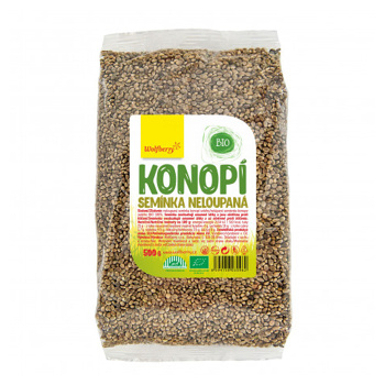WOLFBERRY Konopné semienko nelúpané 500 g BIO