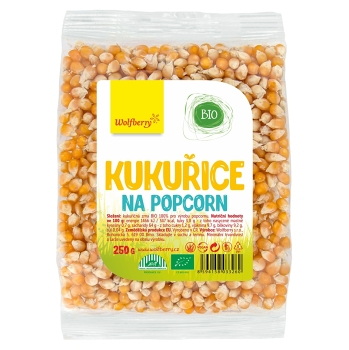 WOLFBERRY Kukurica na popcorn BIO 250 g
