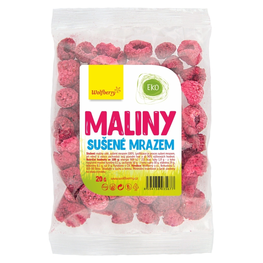 E-shop WOLFBERRY Maliny lyofilizované 20 g