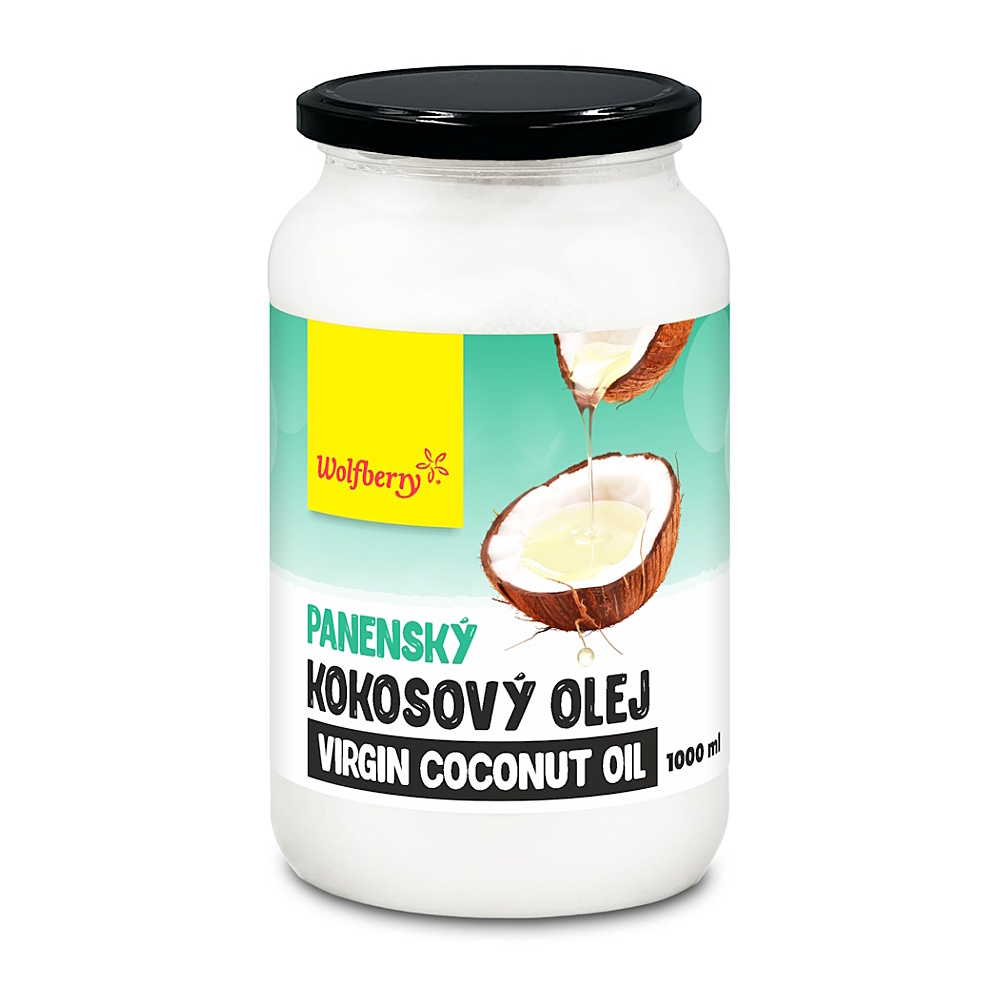 WOLFBERRY Panenský kokosový olej 1000 ml