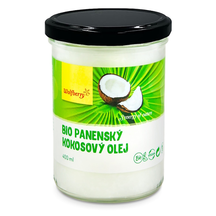 E-shop WOLFBERRY Panenský kokosový olej BIO 400 ml