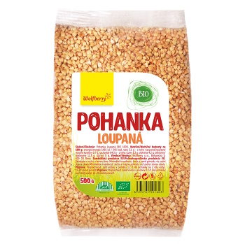 WOLFBERRY Pohánka lúpaná BIO 500 g (Obilniny)