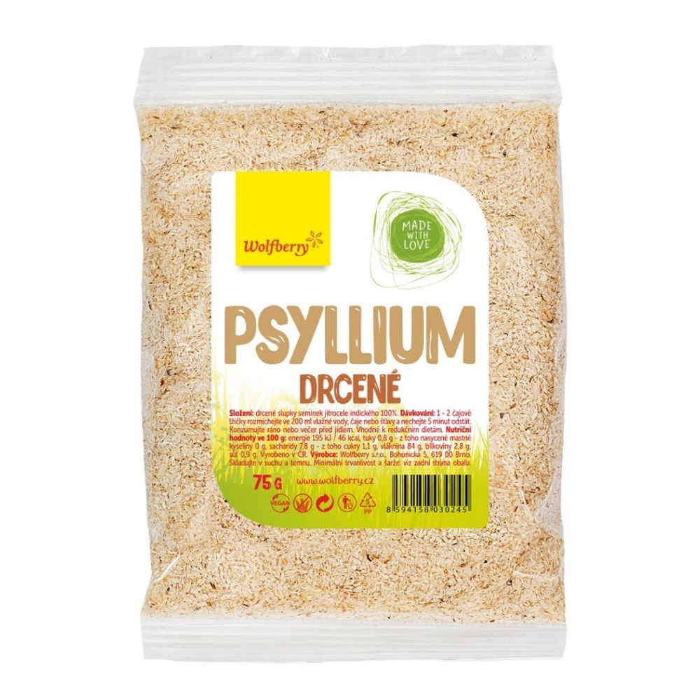 Wolfberry Psyllium vláknina 75 g kúpite na Mojalekaren.sk