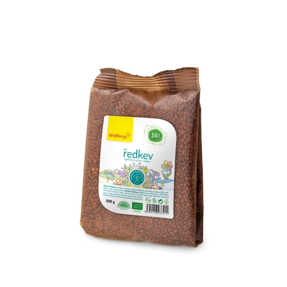WOLFBERRY Reďkovka semienka na klíčenie BIO 200 g