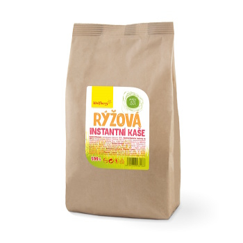 WOLFBERRY Ryžová kaša 500 g (Kaše) - Instantné, Prírodné, Jednodruhové
