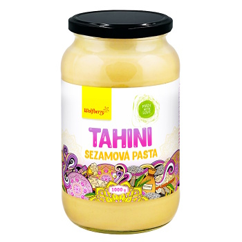 WOLFBERRY Tahini sezamová pasta 1000 g (Tahini pasta) - Slané, Jednodruhové