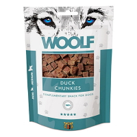 WOOLF Duck chunkies pochúťka pre psov 100 g