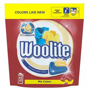 WOOLITE Mix Colors gélové kapsule na pranie 35 ks