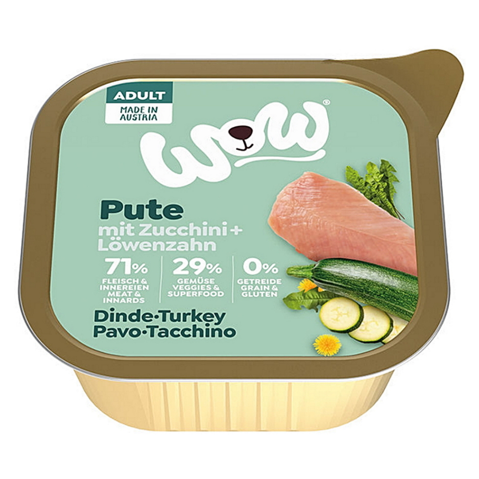 E-shop WOW Moriak s cuketou adult paštéta pre dospelých psov 150 g