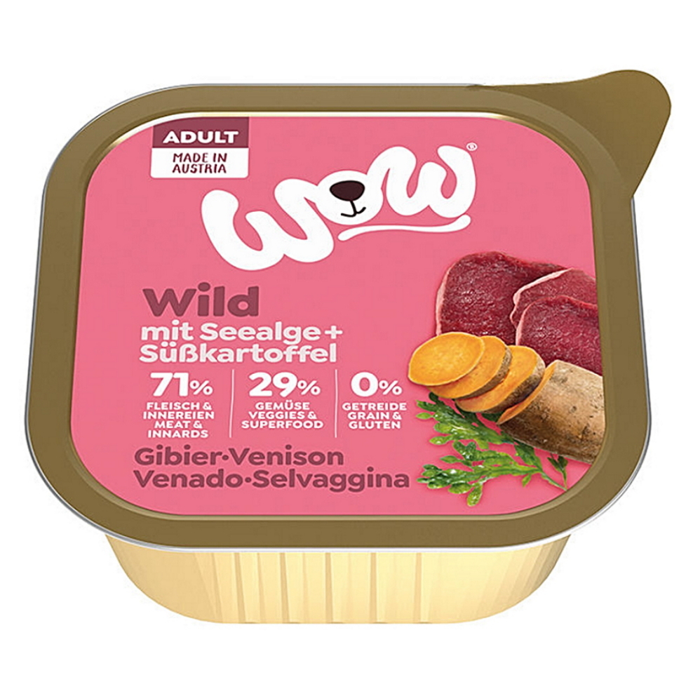 E-shop WOW Zverina s batátmi adult paštéta pre dospelých psov 150 g
