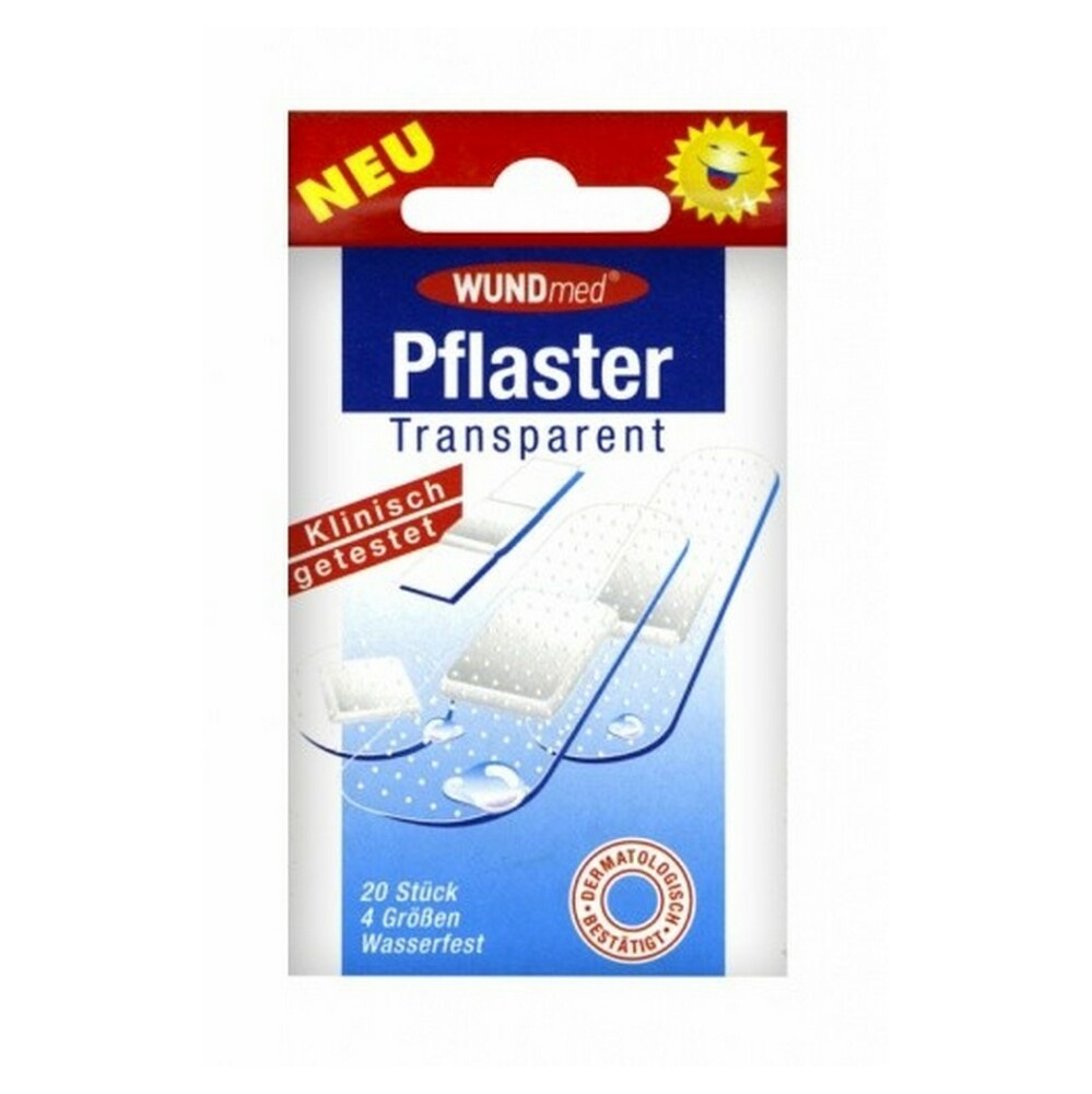 WUNDMED Transparent náplasť 20 ks