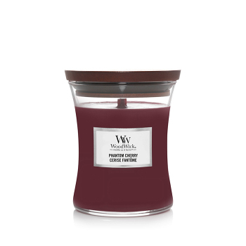 WOODWICK Vonná sviečka stredná Phantom Cherry 275 g (Vonné sviečky) - Aromatické
