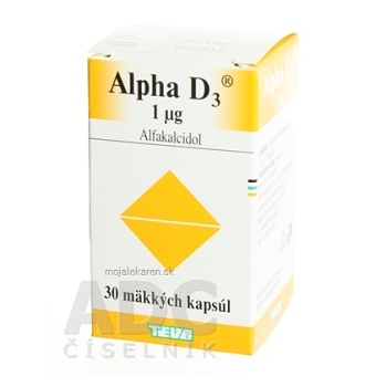 ALPHA D3 1 µg cps mol (fľaš.) 1x30 ks