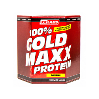 XXLABS 100% Gold maxx proteín banán vrecká 60 x 30 g