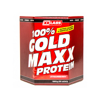 XXLABS 100% Gold maxx proteín jahoda vrecká 60 x 30 g