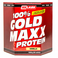 XXLABS 100% Gold maxx proteín vanilka vrecká 60 x 30 g