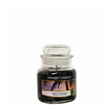 YANKEE CANDLE Classic Vonná sviečka malá Black Coconut 104 g