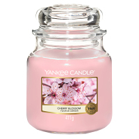 YANKEE CANDLE Classic Vonná sviečka stredná Cherry Blossom 411 g