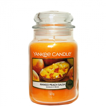 YANKEE CANDLE Classic Vonná sviečka veľká Mango Peach Salsa 623 g