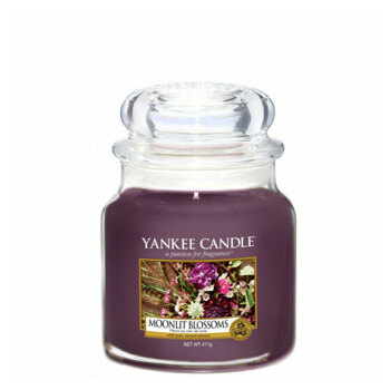 YANKEE CANDLE Kvety vo svite mesiaca (Moonlit Blossoms) aromatická sviečka classic stredná 411 g