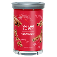 YANKEE CANDLE Signature Tumbler veľký Sparkling Cinnamon 567 g