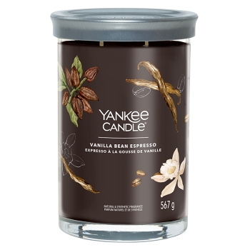 YANKEE CANDLE Signature Tumbler veľký Vanilla Bean Espresso 567 g (Vonné sviečky) - Aromatické