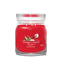 YANKEE CANDLE Signature Vonná sviečka stredná 2 knôty Christmas Eve 368 g