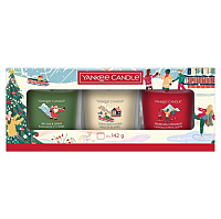YANKEE CANDLE Vianočná darčeková sada tumbler malý 3x142g