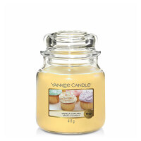 YANKEE CANDLE Vanilla Cupcake Classic stredná 411 g