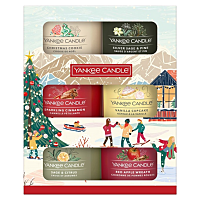 YANKEE CANDLE Vianočná darčeková sada votívnych sviečok v skle 6x37g