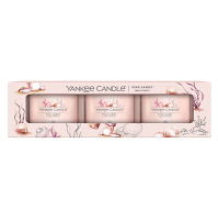 YANKEE CANDLE Pink Sands Votív v skle sada 3 x 37 g