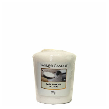 YANKEE CANDLE Votívna sviečka Baby Powder 49 g