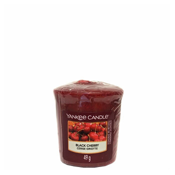 YANKEE CANDLE Votívna sviečka Black Cherry 49 g (Vonné sviečky) - Aromatické