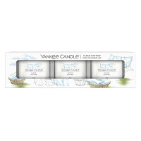 YANKEE CANDLE Votívna sviečka Clean Cotton 3 x 37 g